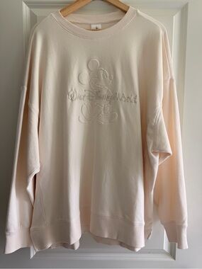 Disney World Embossed Crewneck Sweatshirt